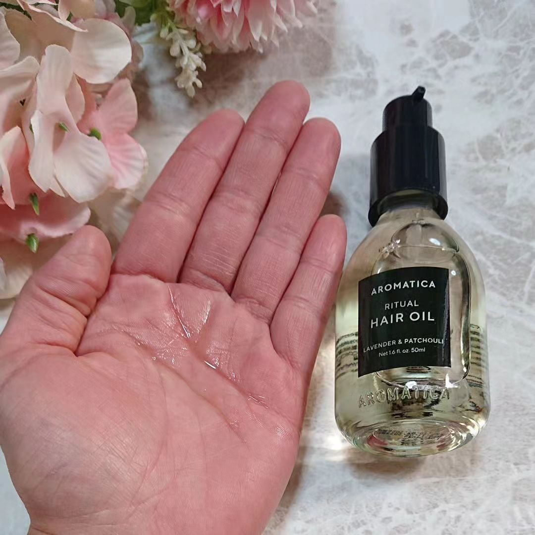 リチュアルヘアオイルラベンダー＆パチョリ/AROMATICA/ヘアオイルを使ったクチコミ（3枚目）