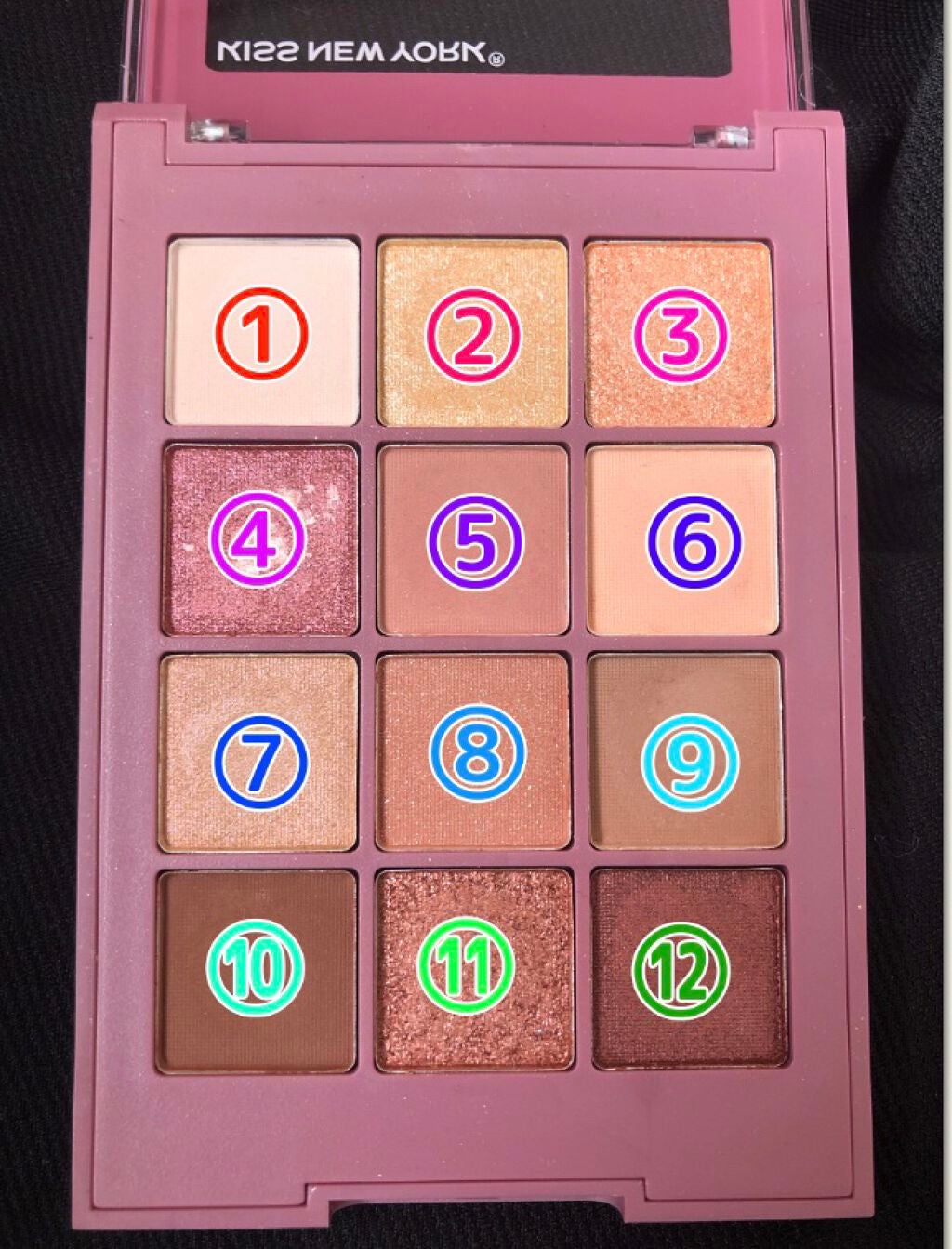 ディアダイアリー・ラブリームード/KISS NEW YORK/アイシャドウパレットを使ったクチコミ(2枚目)