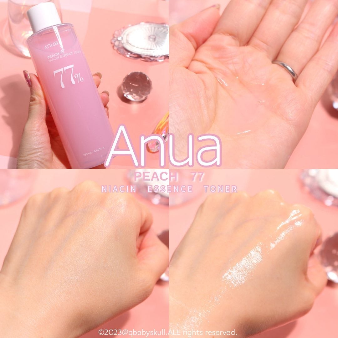 桃77%ナイアシンエッセンストナー 250ml/Anua/化粧水を使ったクチコミ(8枚目)