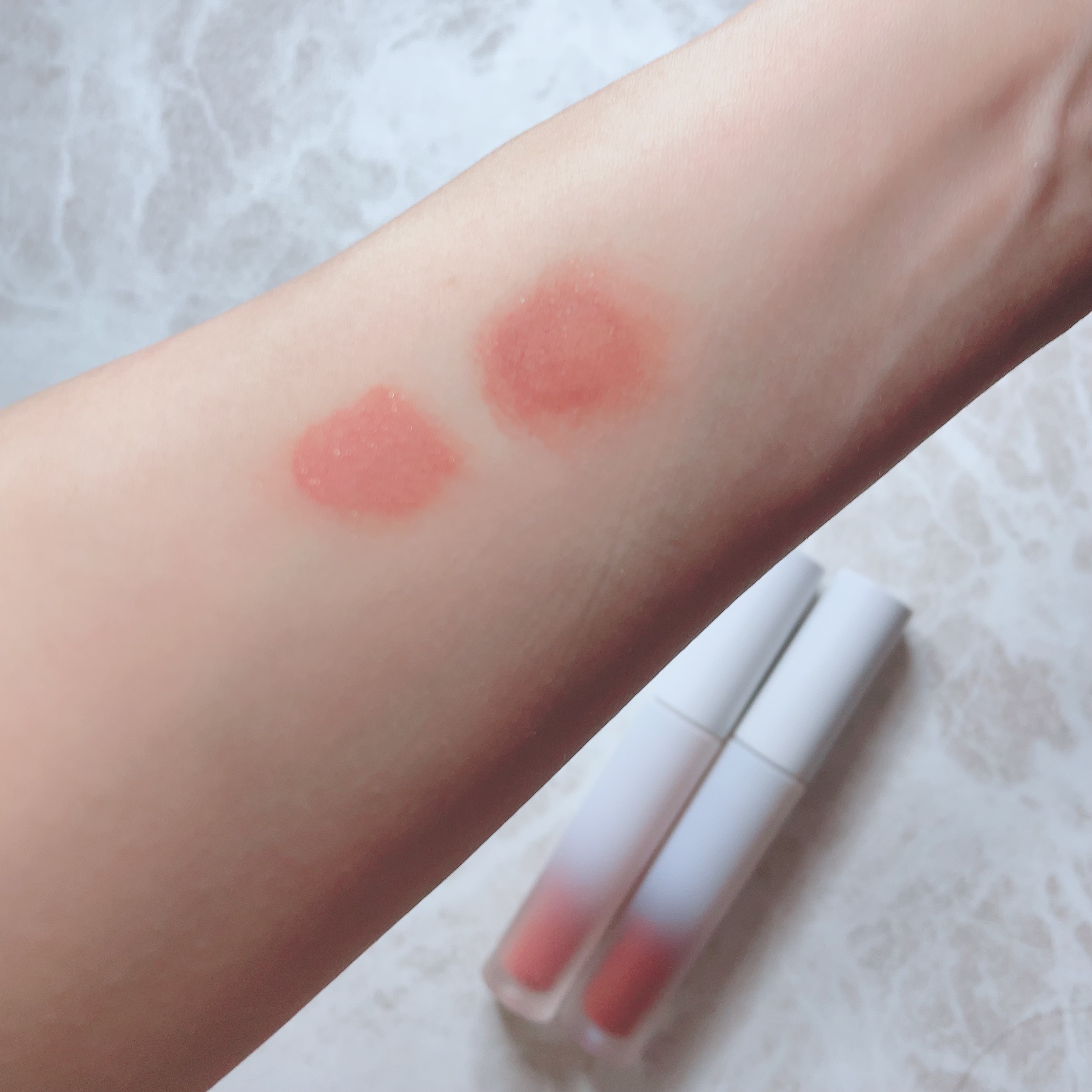 マットヴェールティント L01 チュチュアプリコット/LIPGUARDIAN/リップティントを使ったクチコミ（3枚目）