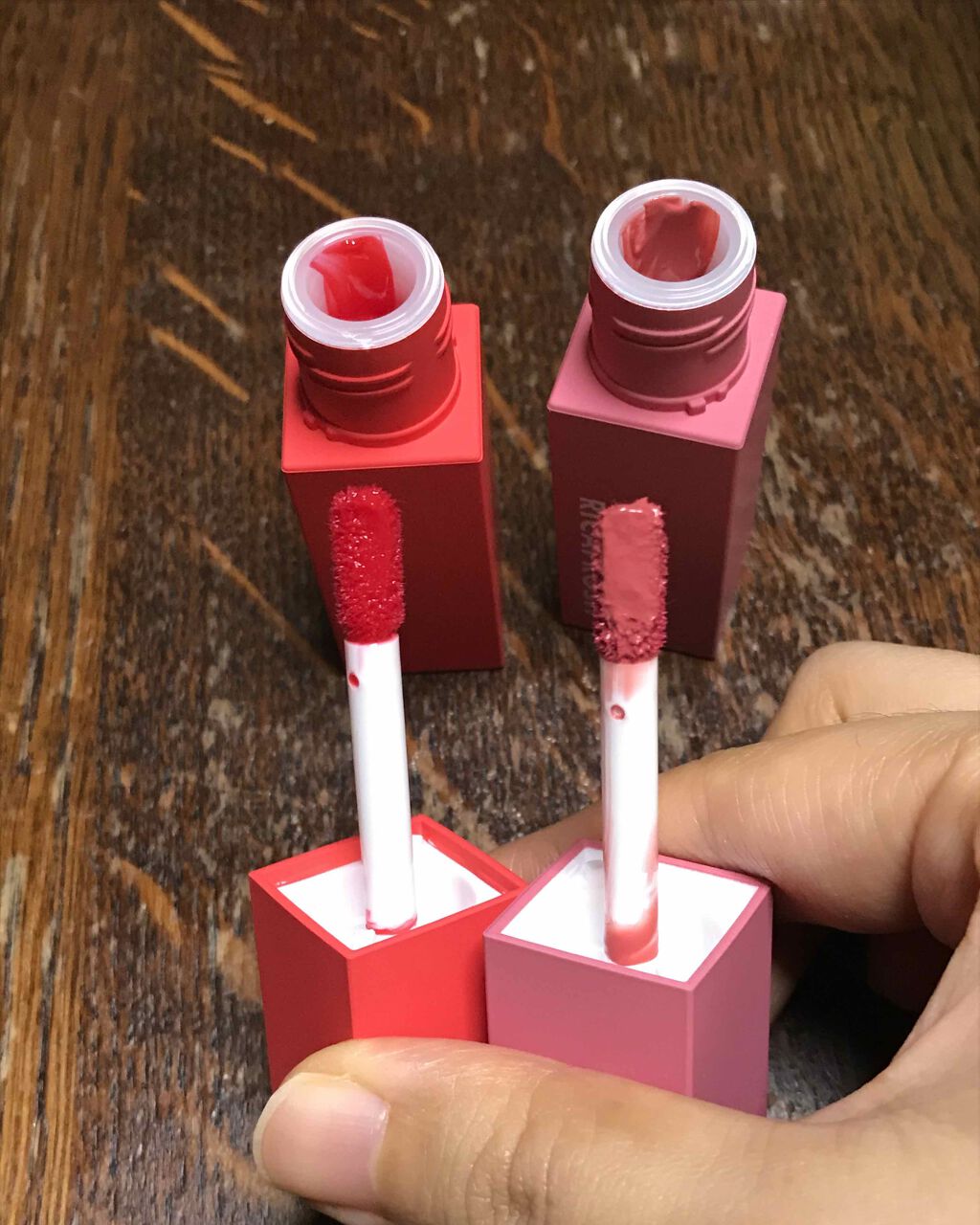 ジューシーリブティント/RICAFROSH/リップティントを使ったクチコミ（2枚目）