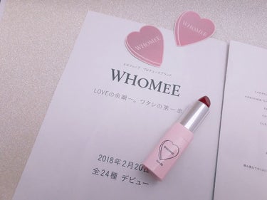 フーミー リップスティック/WHOMEE/口紅を使ったクチコミ（3枚目）