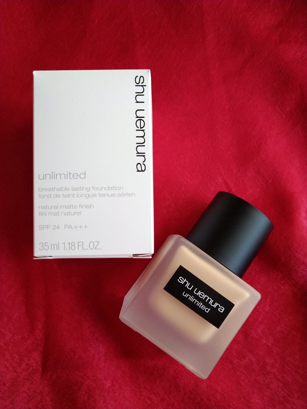 (旧)アンリミテッド ラスティング フルイド/shu uemura/リキッドファンデーションを使ったクチコミ(1枚目)