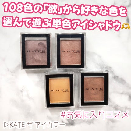 ケイト ザ アイカラー/KATE/単色アイシャドウを使ったクチコミ(1枚目)
