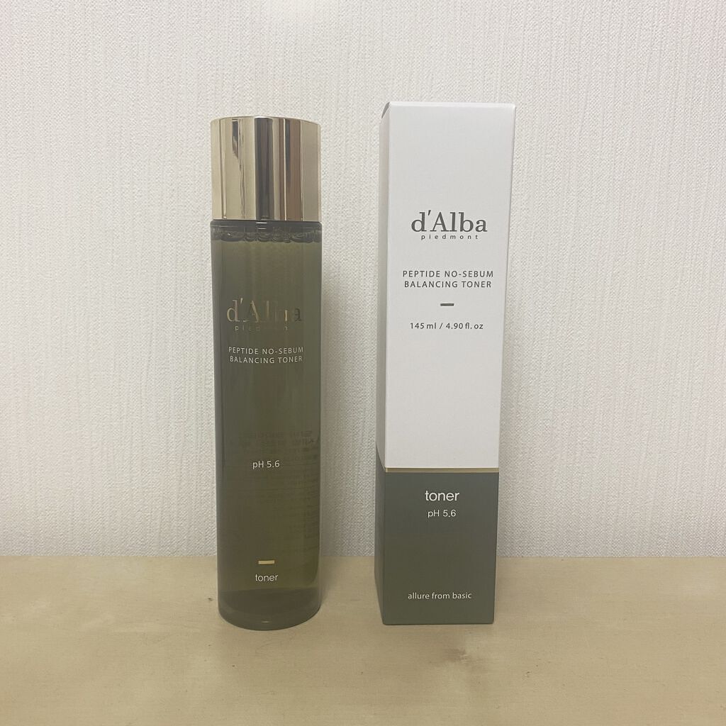 ノーセバムペプチドバランシングトナー/ダルバ/化粧水を使ったクチコミ（3枚目）
