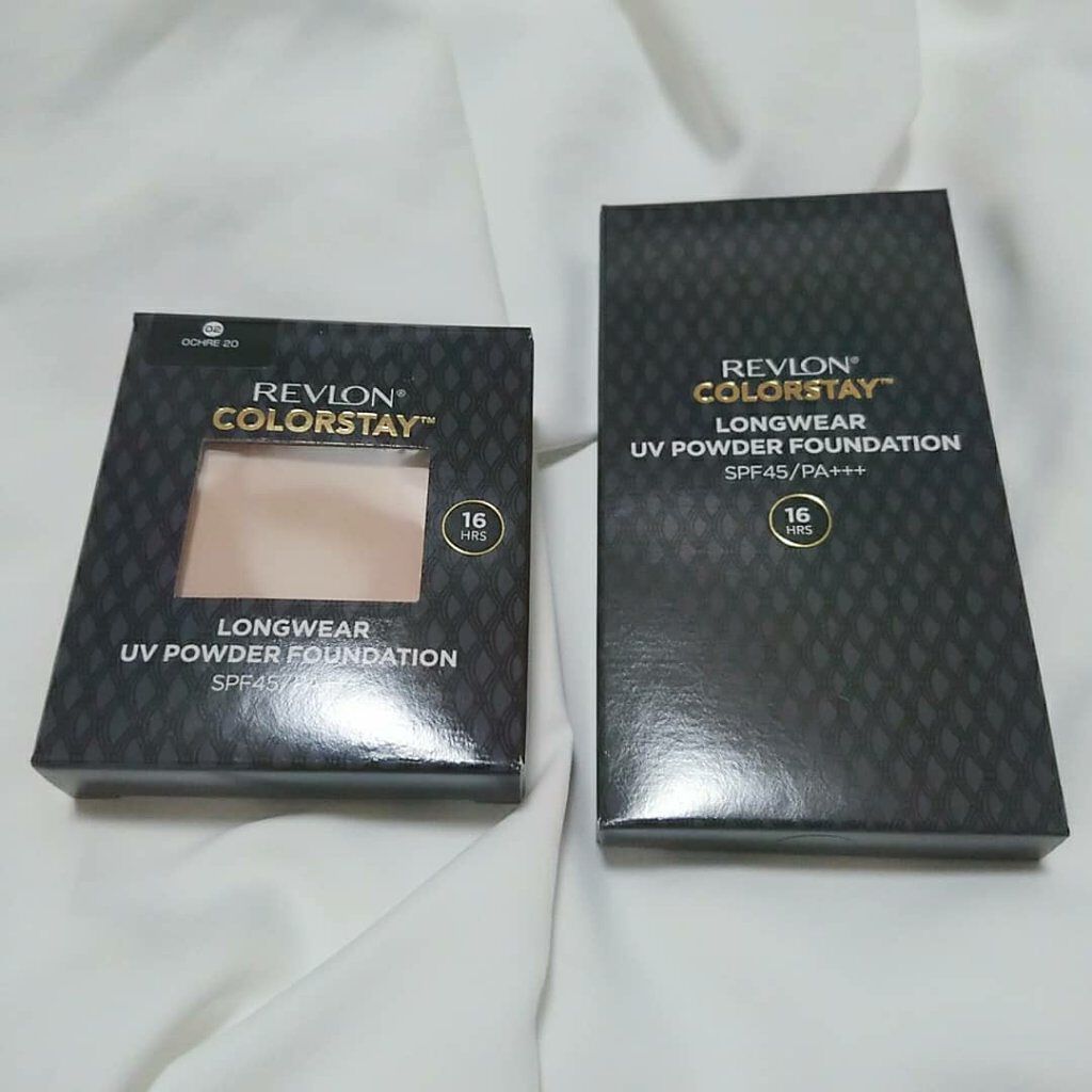 カラーステイ ロングウェア UV パウダー ファンデーション/REVLON/パウダーファンデーションを使ったクチコミ(2枚目)