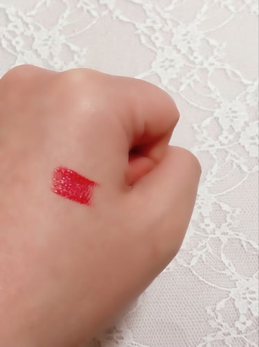 ちふれ 口紅 ラスティング タイプのクチコミ「キレイがつづく！ちふれ　口紅 ラスティング タイプ　584レッド系


こんばんは！
今回は、.....」（3枚目）