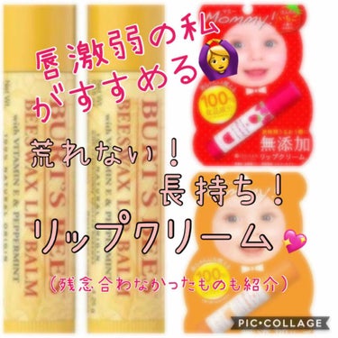 ビーズワックスリップバーム/BURT'S BEES/リップケア・リップクリームを使ったクチコミ（1枚目）