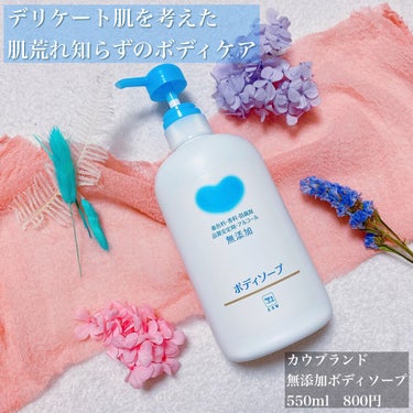 ボディソープ 本体 550ml【旧】/カウブランド無添加/ボディソープを使ったクチコミ（1枚目）