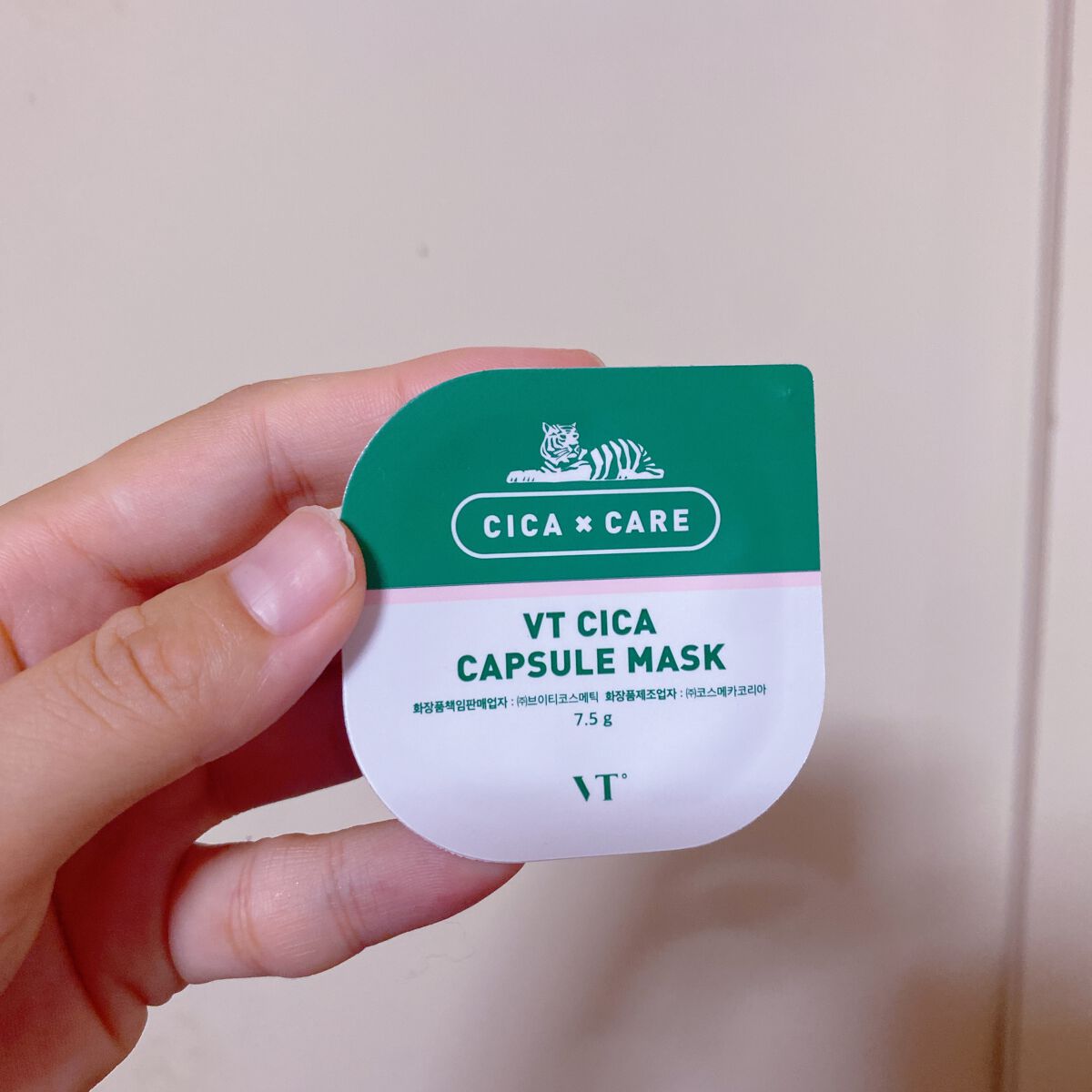 CICA カプセルマスク/VT/洗い流すパック・マスクを使ったクチコミ(1枚目)