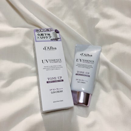 ダルバ ウォータフル トーンアップ サンクリーム(パープル)/ダルバ/日焼け止めクリームを使ったクチコミ(2枚目)