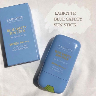 LABIOTTE UVプロテクション クリアサンスティックのクチコミ「
﻿
LABIOTTE﻿
BULE SAFETY SUN STICK﻿
﻿
SPF50+﻿
P.....」（1枚目）