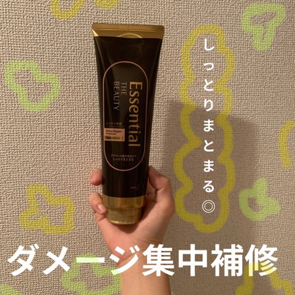 THE BEAUTY 髪のキメ美容プレミアムトリートメント<モイストリペアプレミアム>/エッセンシャル/洗い流すヘアトリートメントを使ったクチコミ(1枚目)