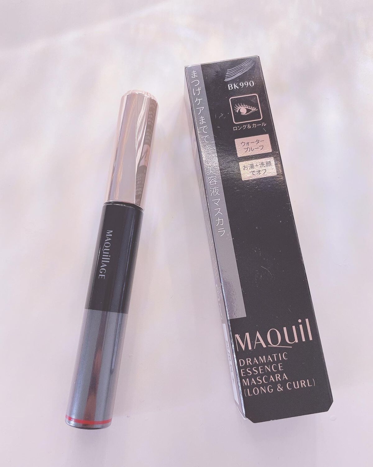 ドラマティックエッセンスマスカラ (ロング＆カール)/マキアージュ/マスカラを使ったクチコミ（1枚目）