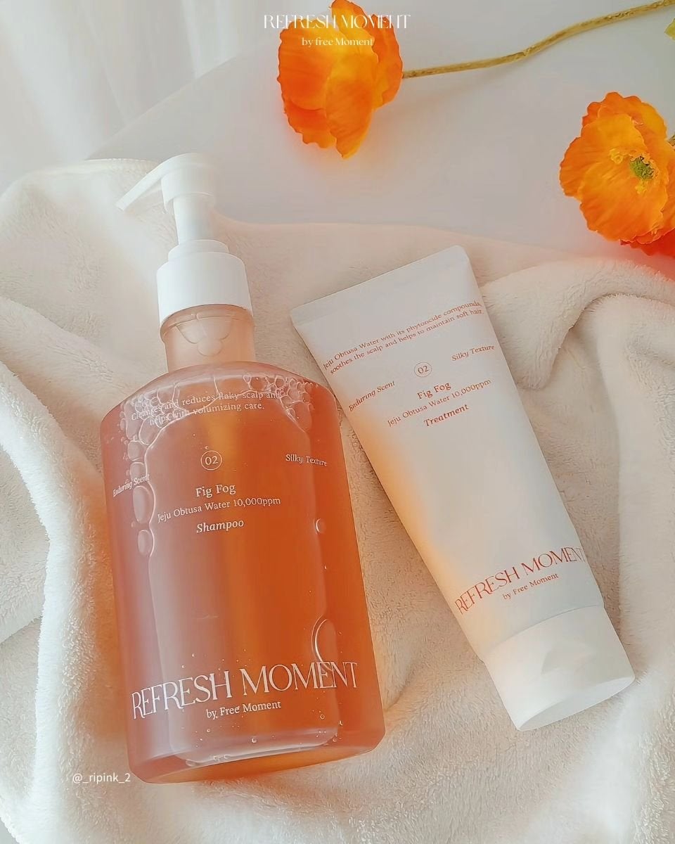 リフレッシュモーメントパフュームシャンプー/トリートメント Fig Fog/Free Moment /市販シャンプーを使ったクチコミ(8枚目)