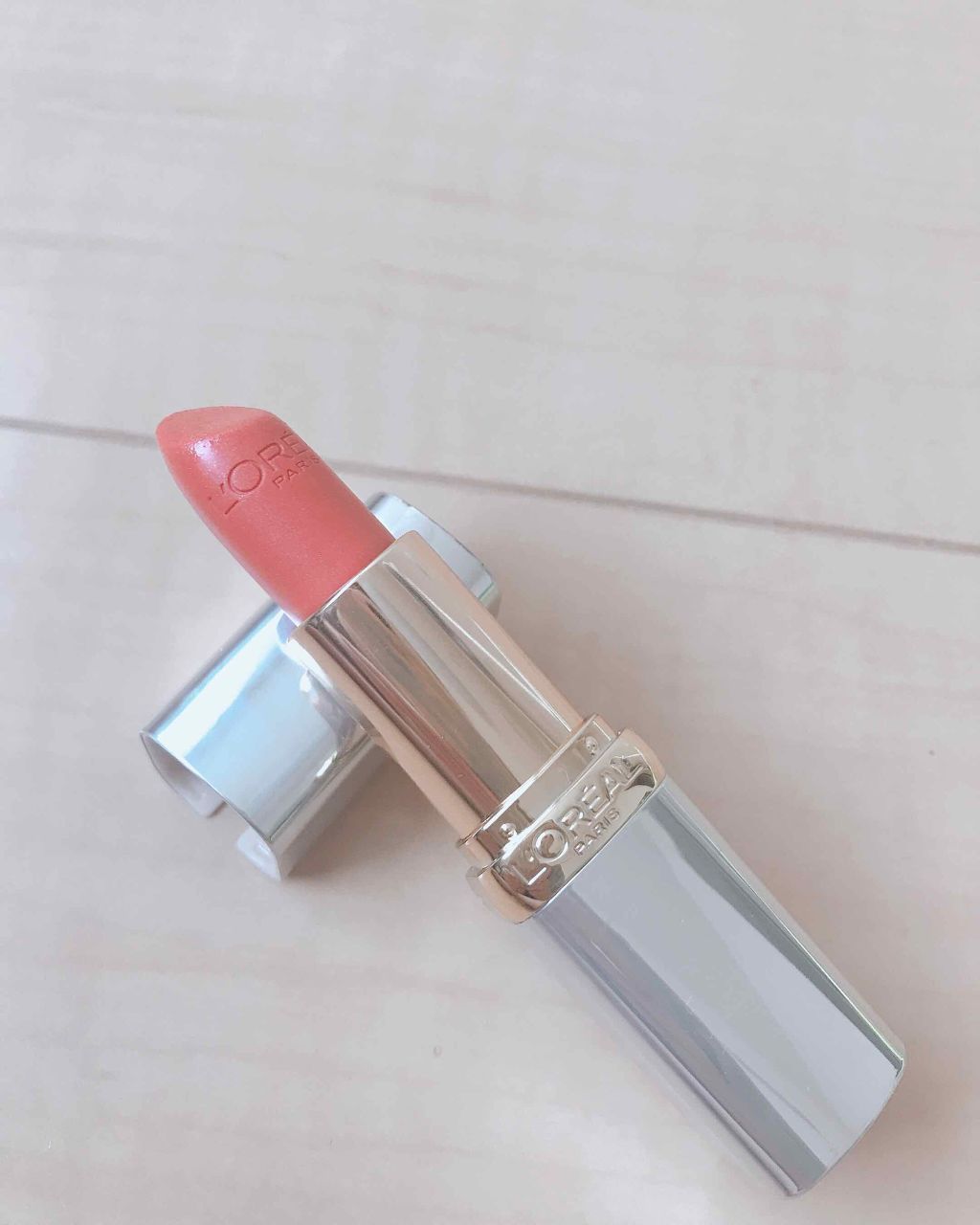 カラーリッシュ ルルージュ  ヌードナクレ コレクション 647 ミラージュ/ロレアル パリ/口紅を使ったクチコミ（3枚目）