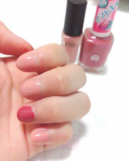 ネイルホリック Pinkish color/ネイルホリック/マニキュアを使ったクチコミ(1枚目)
