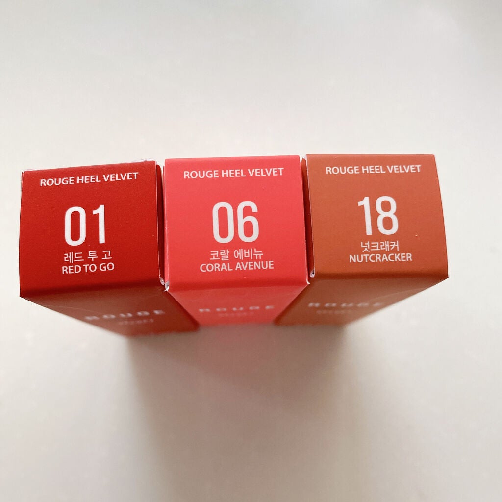 ルージュヒール ベルベット/CLIO/口紅を使ったクチコミ(2枚目)