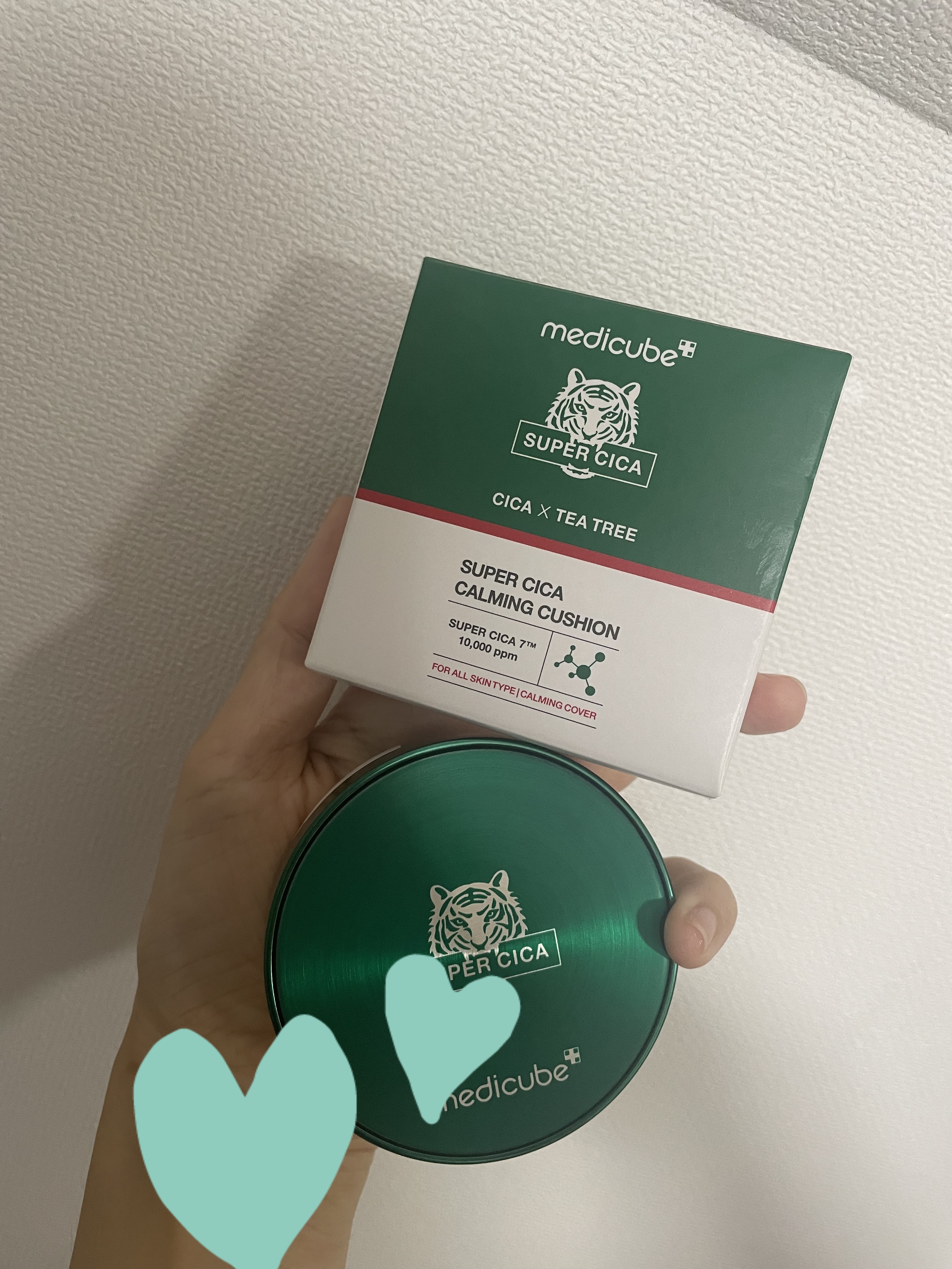 スーパーシカクッション 22号/MEDICUBE/クッションファンデーションを使ったクチコミ（2枚目）