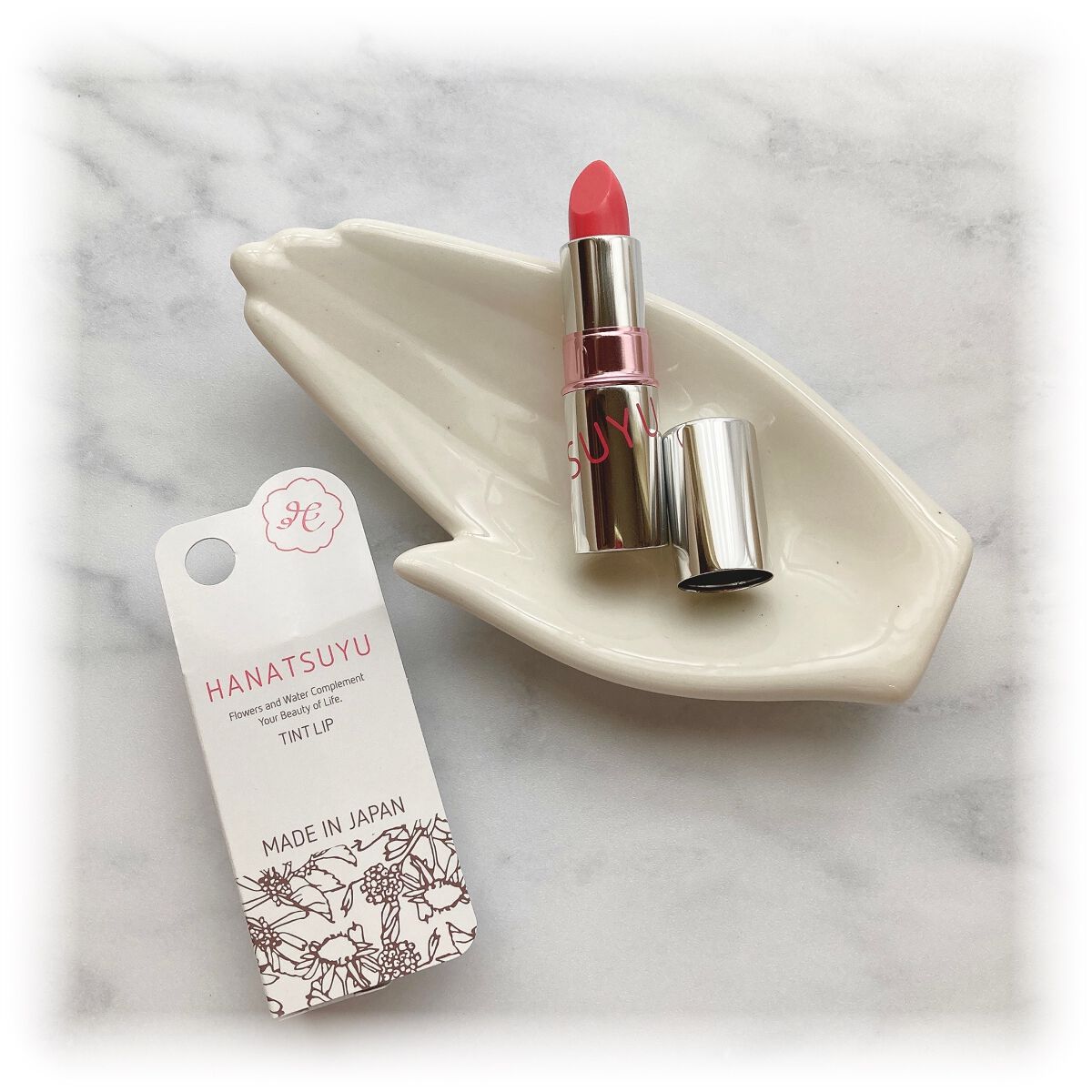 HANATSUYU ティントリップ/HANATSUYU/リップティントを使ったクチコミ（1枚目）