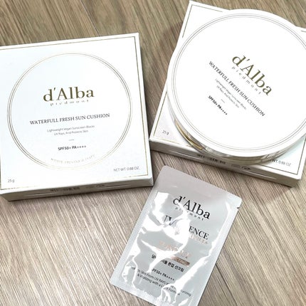 ウォータフルフレッシュサンクッション/ダルバ/日焼け止めローションを使ったクチコミ(2枚目)