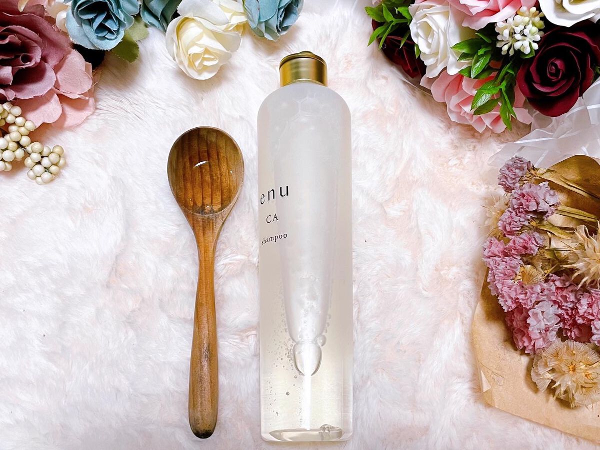 ｅｎｕ シャンプー CAのクチコミ「ca なめらかで落ち着きのある髪へ
ピンクペッパー&ライムの香り

私の髪の毛、夏の紫外線のダ.....」（2枚目）