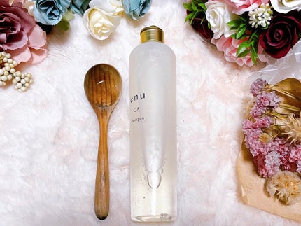 enu シャンプー CAのクチコミ「ca なめらかで落ち着きのある髪へ
ピンクペッパー&ライムの香り
私の髪の毛、夏の紫外線のダ.....」(2枚目)