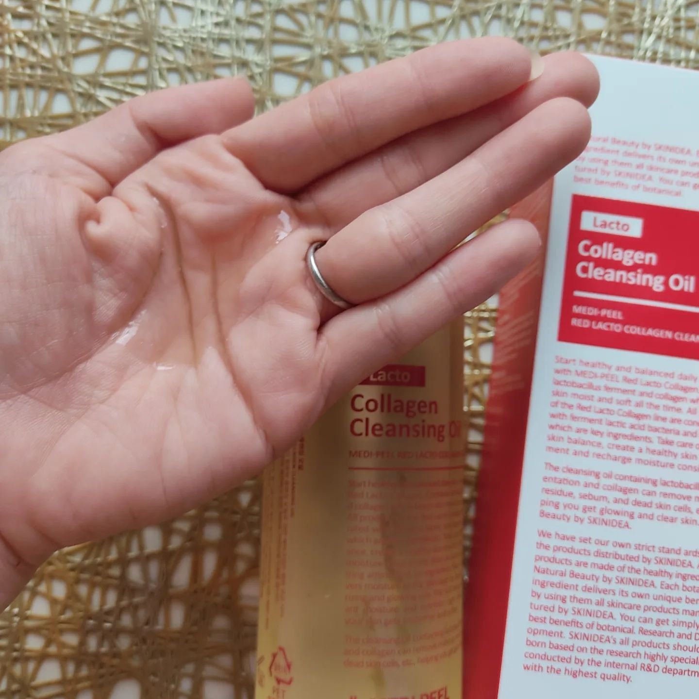 レッドラクトコラーゲンクレンジングオイル/MEDIPEEL/オイルクレンジングを使ったクチコミ（2枚目）