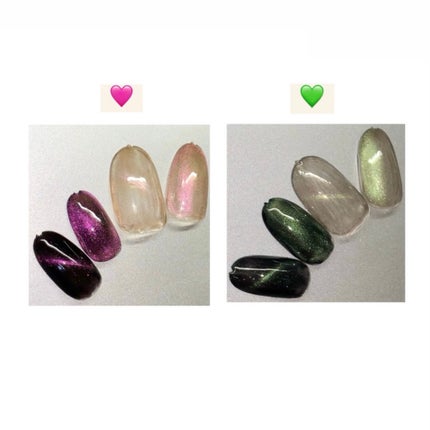 マグネットパウダー/セリア/ネイル用品を使ったクチコミ(3枚目)