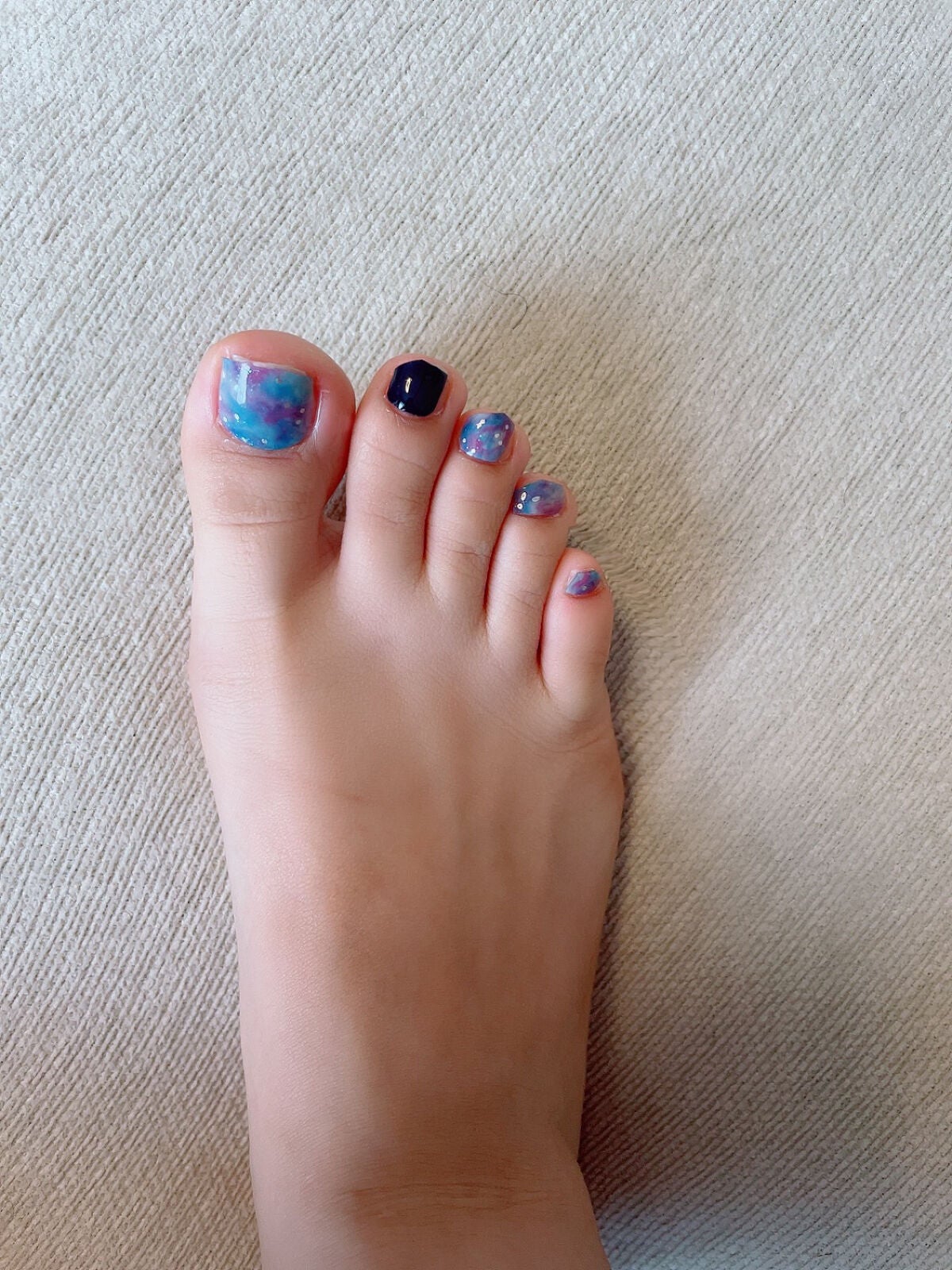 セミキュアジェルネイル(ハンド)/ohora/ネイルシールを使ったクチコミ(5枚目)