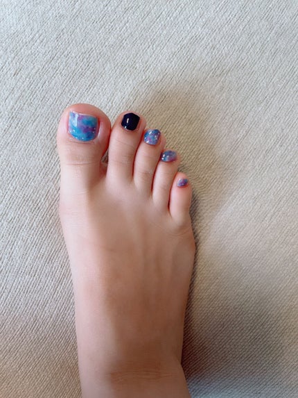 セミキュアジェルネイル(ハンド)/ohora/ネイルシールを使ったクチコミ(5枚目)