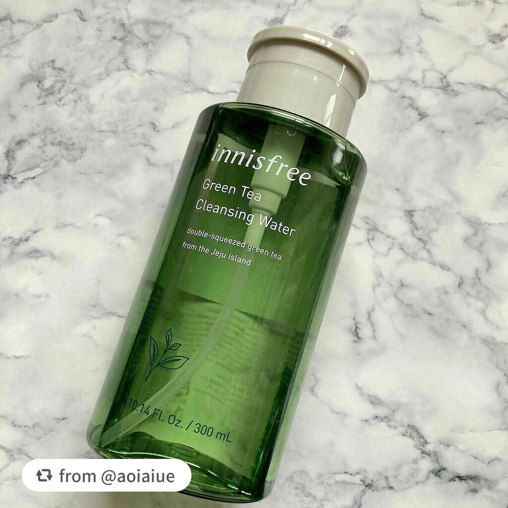 グリーンティー クレンジングウォーター/innisfree/クレンジングウォーターを使ったクチコミ(2枚目)