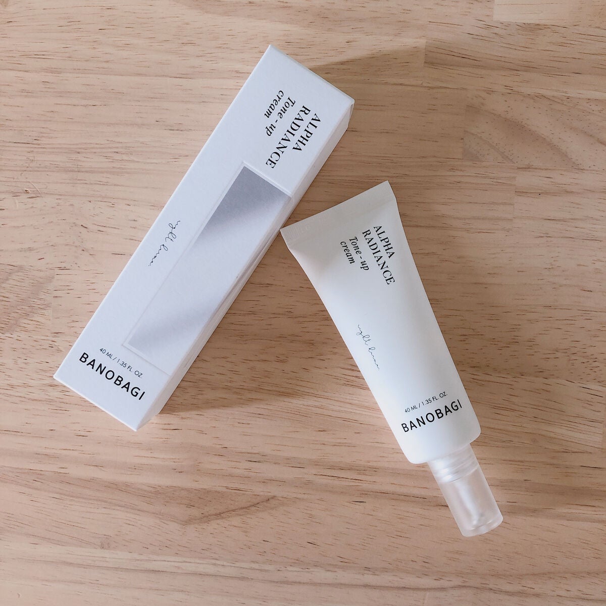 アルファ ラディアンス トーンアップクリーム/BANOBAGI/フェイスクリームを使ったクチコミ(1枚目)