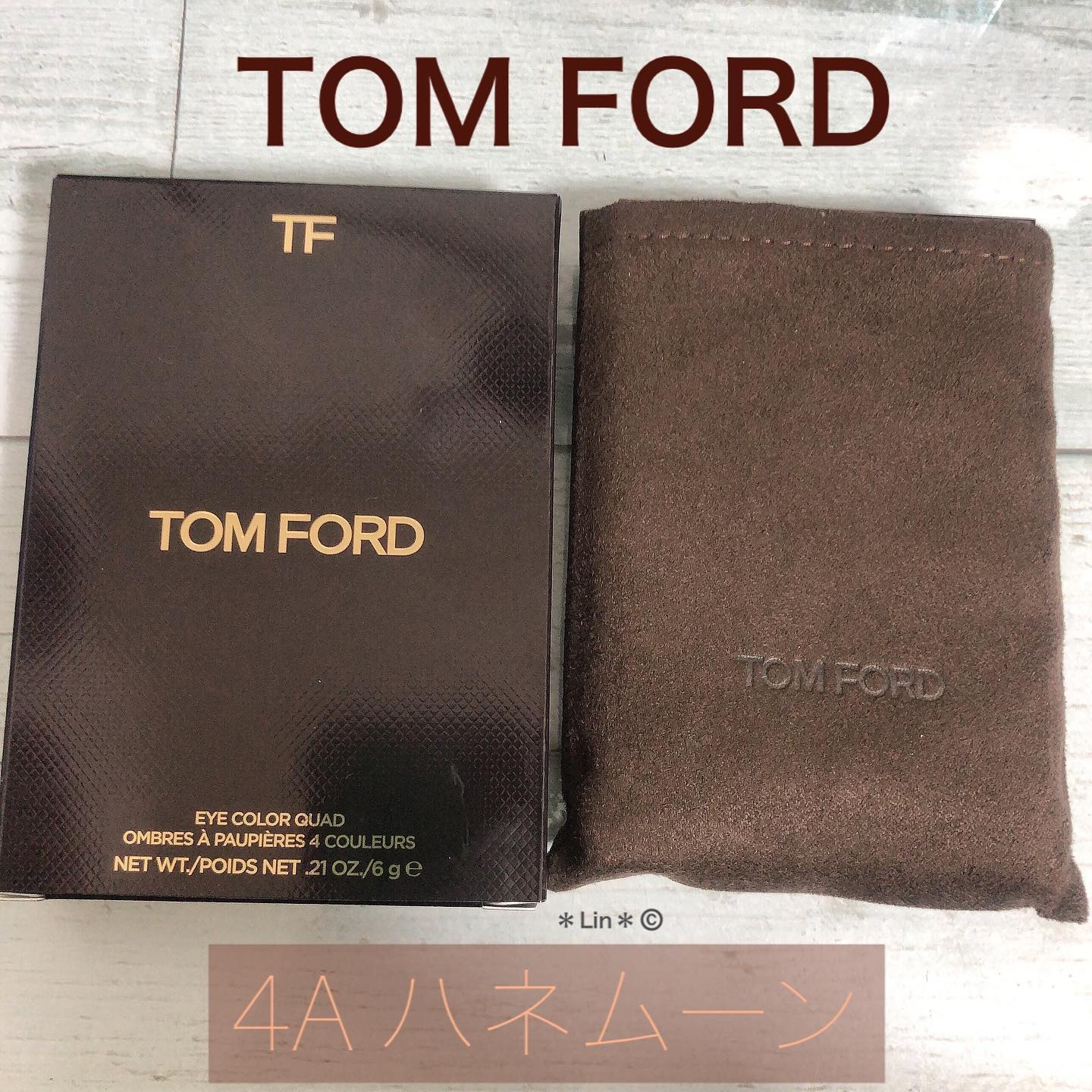 アイ カラー クォード 4A ハネムーン/TOM FORD BEAUTY/アイシャドウパレットを使ったクチコミ（1枚目）