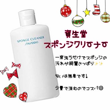 スポンジクリーナーＮ　199/SHISEIDO/その他化粧小物を使ったクチコミ（1枚目）