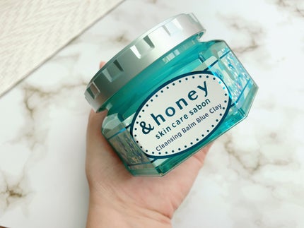 アンドハニー サボン クレンジングバーム ブルークレイ/&honey/クレンジングバームを使ったクチコミ(2枚目)