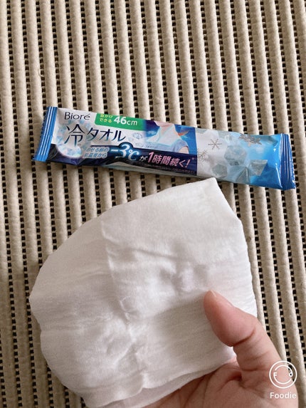 冷タオル 無香性/ビオレ/ボディシートを使ったクチコミ(2枚目)