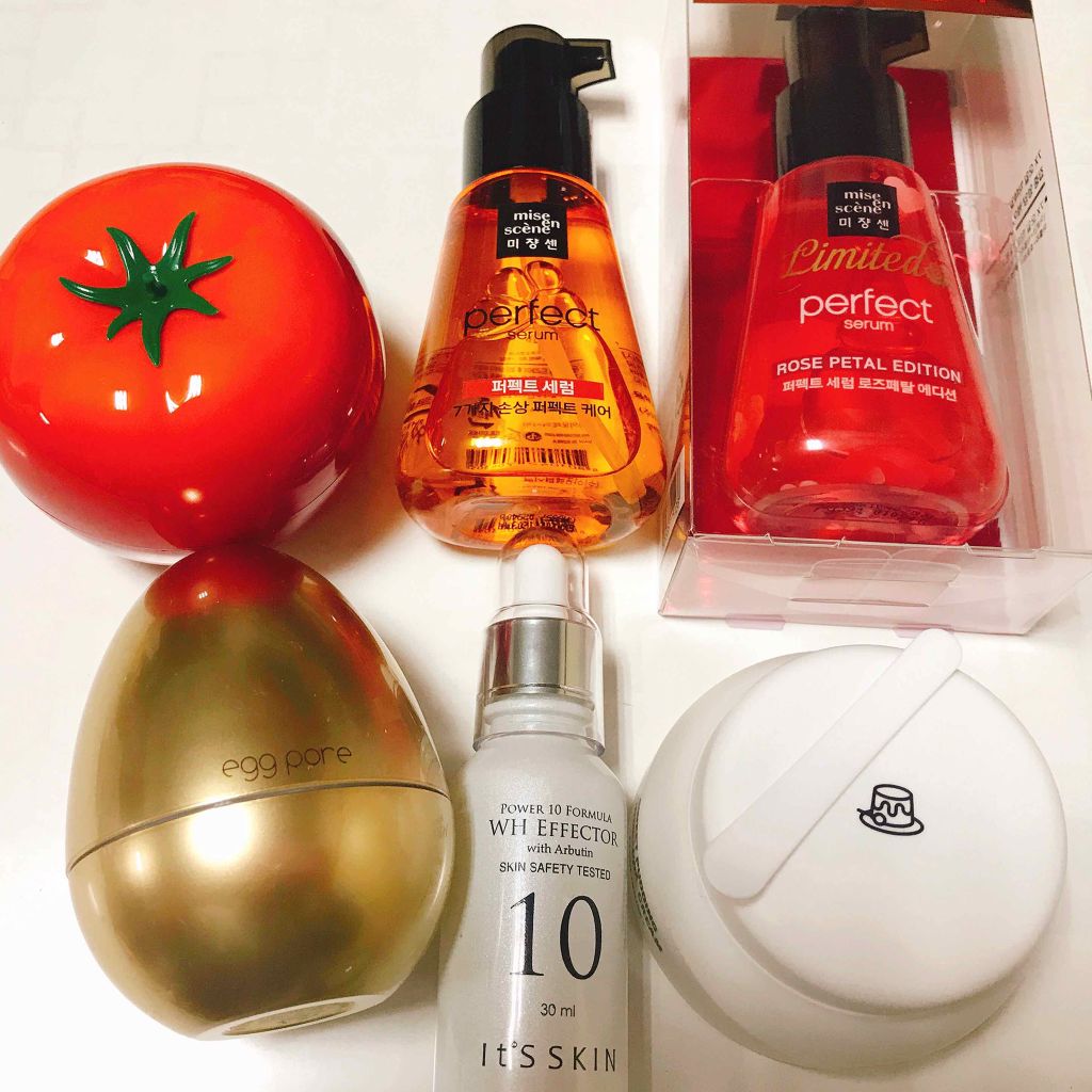 sparkle_rouge_x1e on LIPS 「韓国コスメ!トマトパックは良い!顔めちゃ白くなる~美容液も、次..」(1枚目)