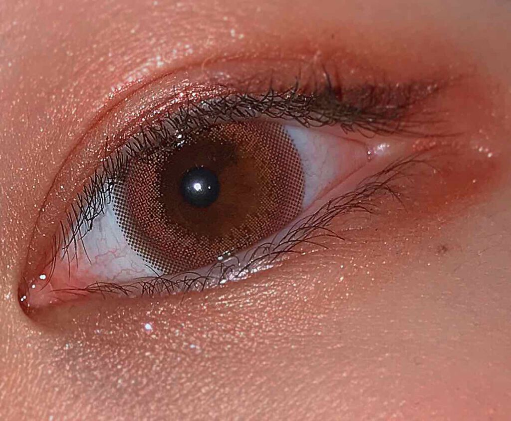 LARME MELTY SERIES(ラルムメルティシリーズ) ピンクチュール/LARME/カラーコンタクトレンズを使ったクチコミ（1枚目）