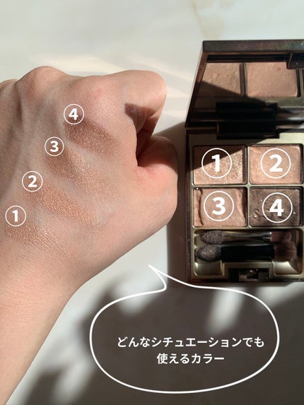 スキンモデリングアイズ/LUNASOL/アイシャドウパレットを使ったクチコミ(2枚目)