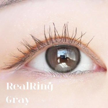 #POPLENS @poplens_official 
#REALRING1Day GRAY（10枚入り）

DIA 14.2mm
GDIA 12.5mm
BC 8.7
含水率 48%

小さめカラコン