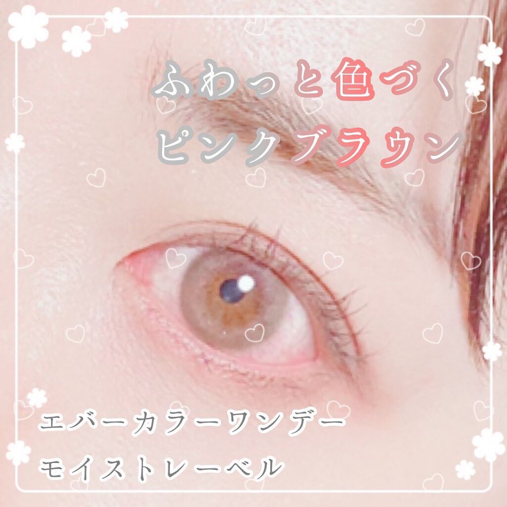エバーカラーワンデー モイストレーベル チークプルーム/エバーカラー/ワンデー（１DAY）カラコンを使ったクチコミ（1枚目）