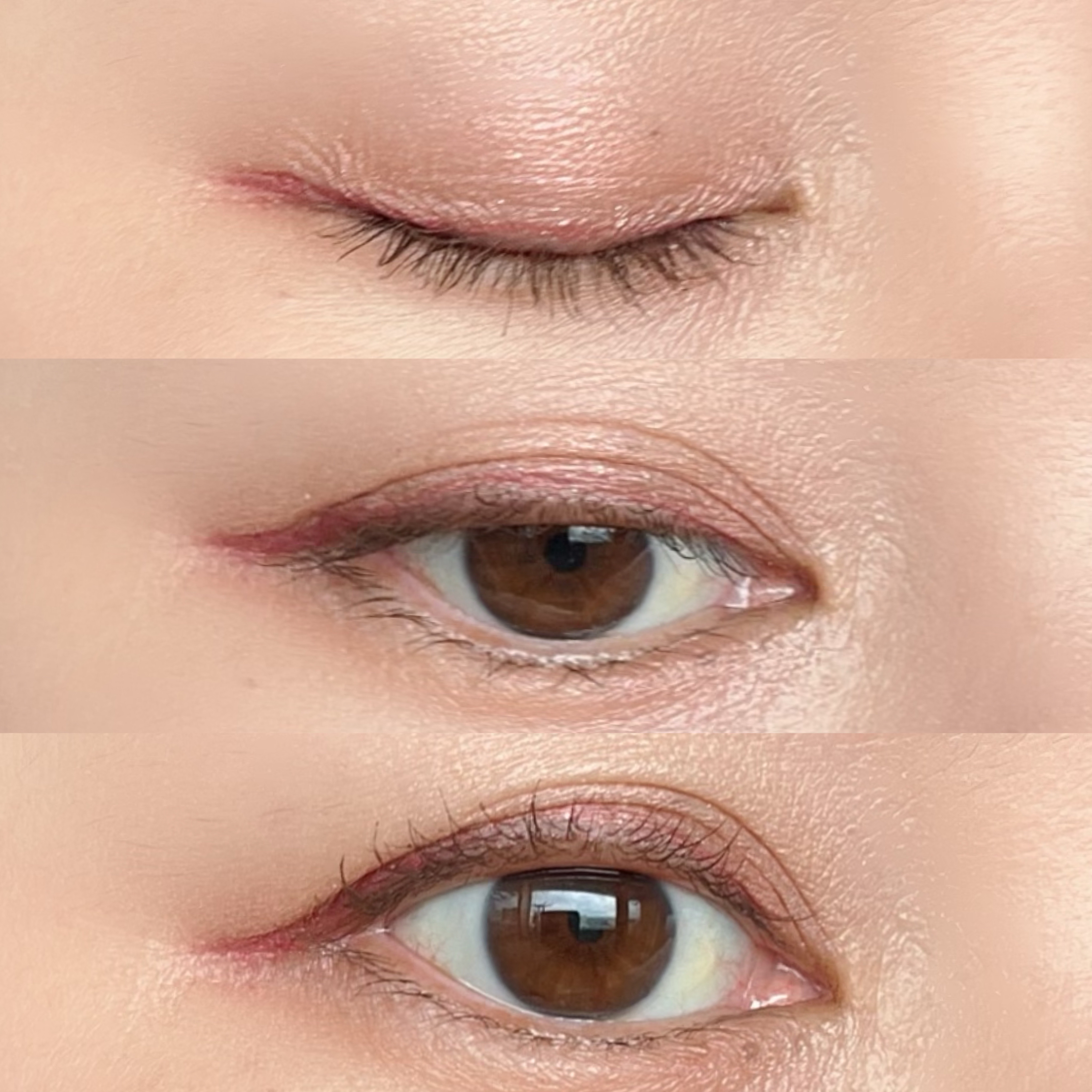 キレイファクトリー リキッドアイライナー 01 ピンクアナベル/KIREI FACTORY/リキッドアイライナーを使ったクチコミ（3枚目）