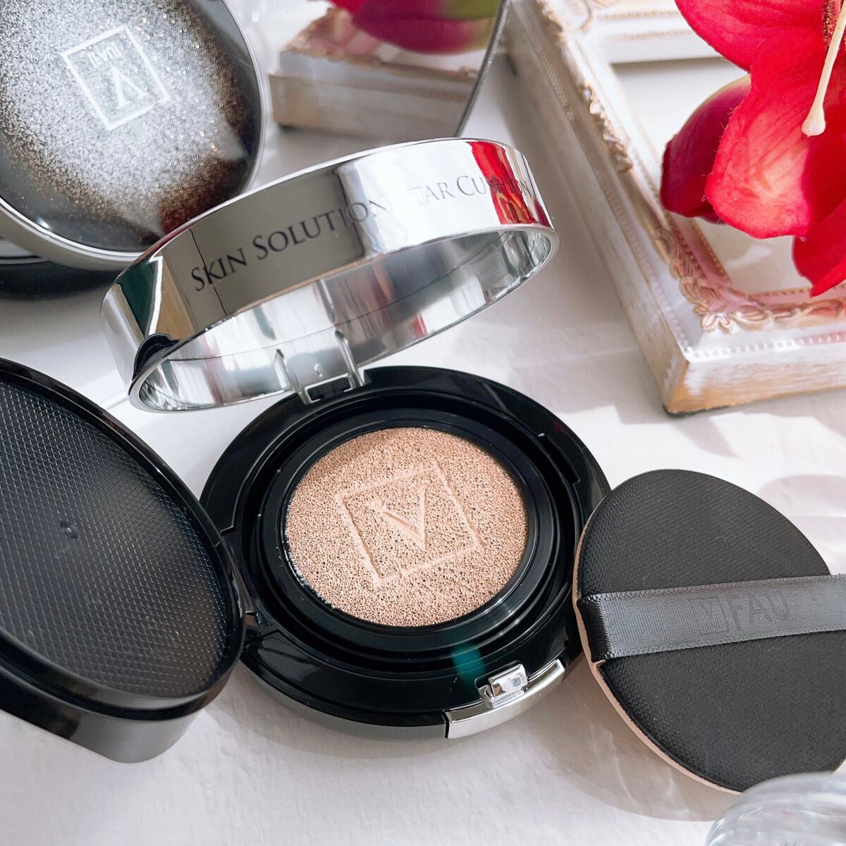 スキンソリューションスタークッション/FAU/クッションファンデーションを使ったクチコミ(1枚目)