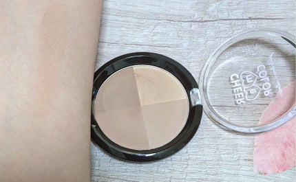 CHEER me COLOR シェーディングパウダー/セリア/シェーディングを使ったクチコミ(4枚目)