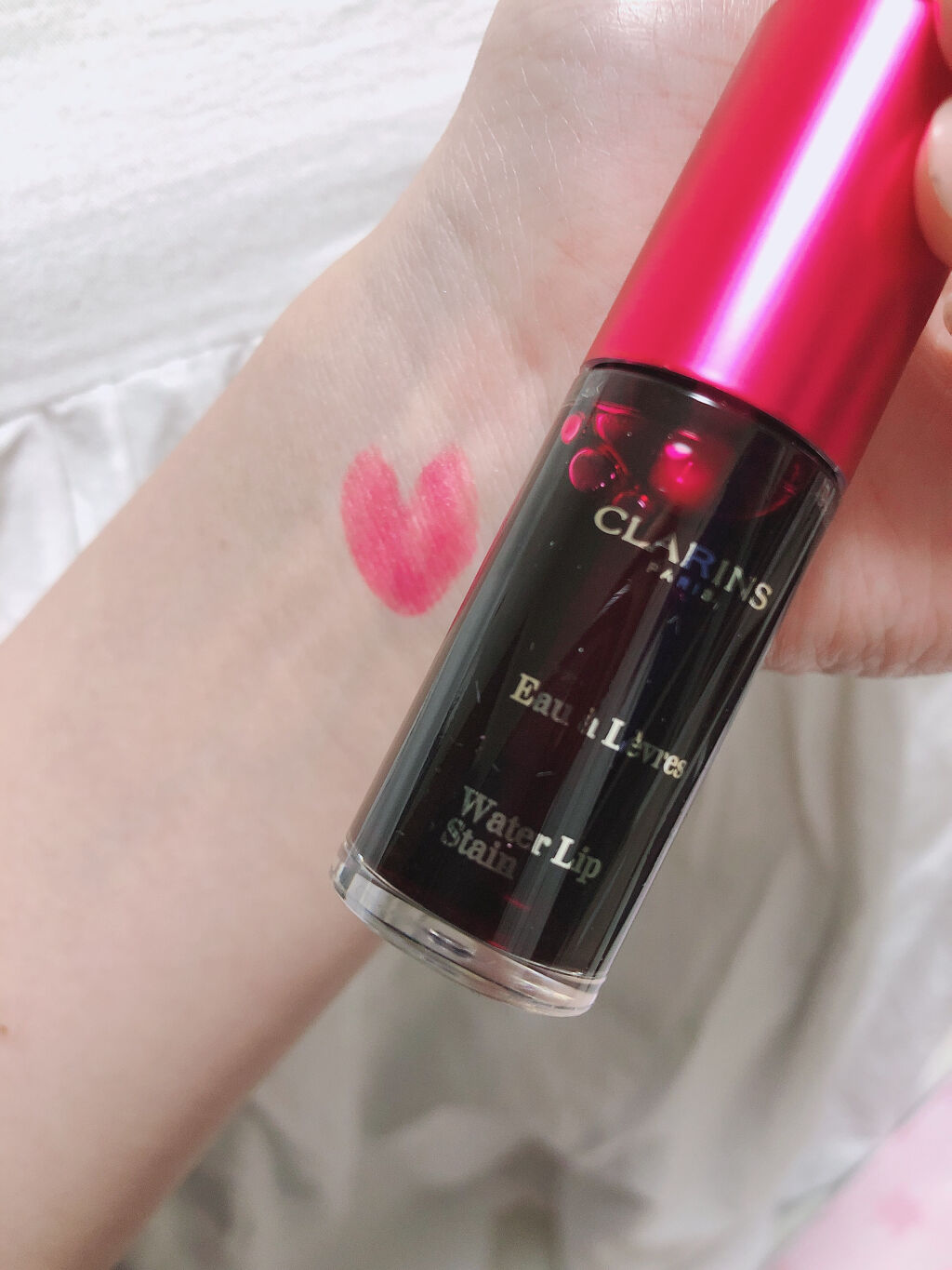 ウォーターリップ ステイン/CLARINS/リップグロスを使ったクチコミ（2枚目）