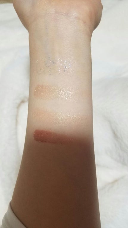 TWINKLE POP Pearl Flex Glitter Eye Palette/CLIO/アイシャドウパレットを使ったクチコミ(3枚目)