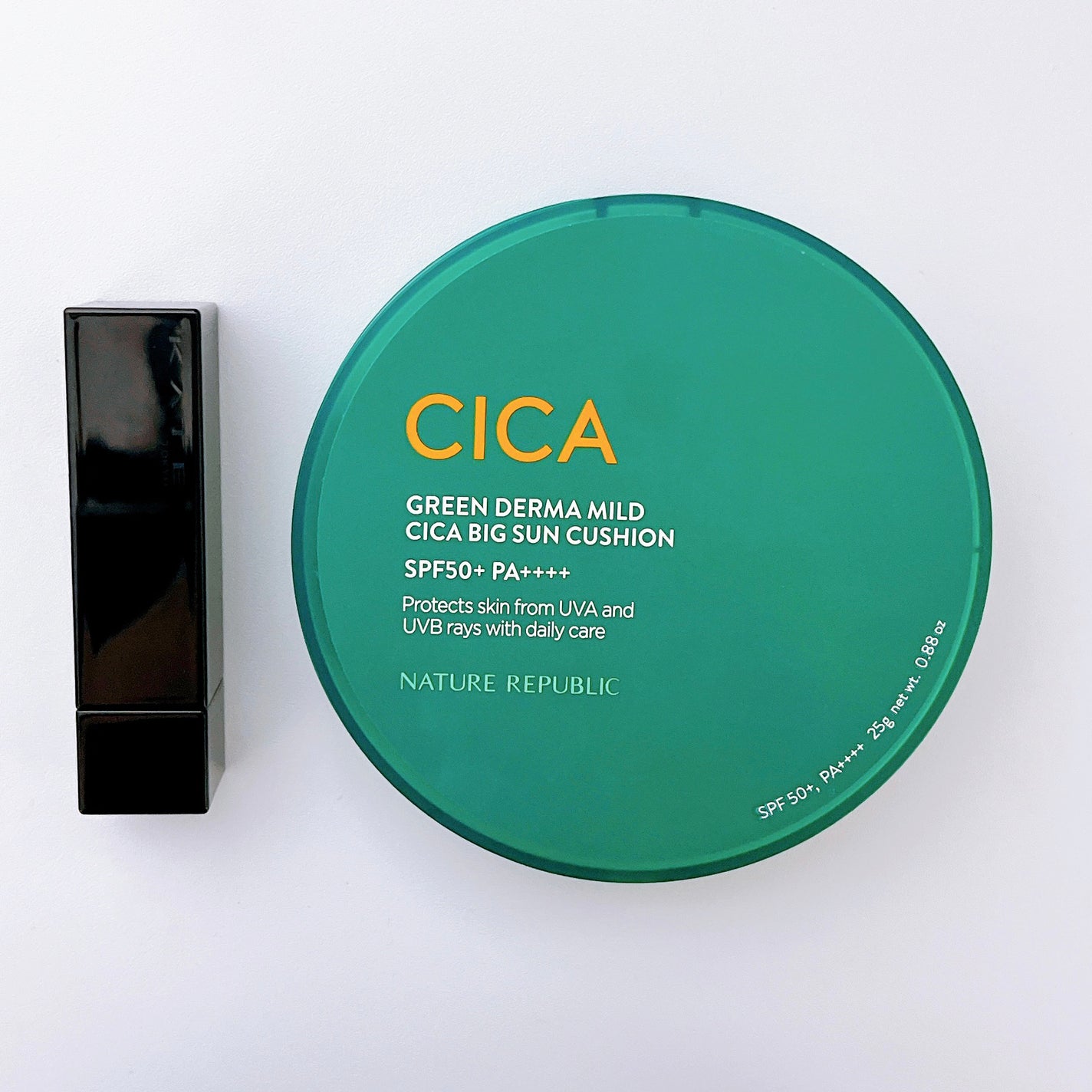 グリーンダーママイルドシカビックUVクッション/ネイチャーリパブリック/日焼け止めローションを使ったクチコミ(3枚目)