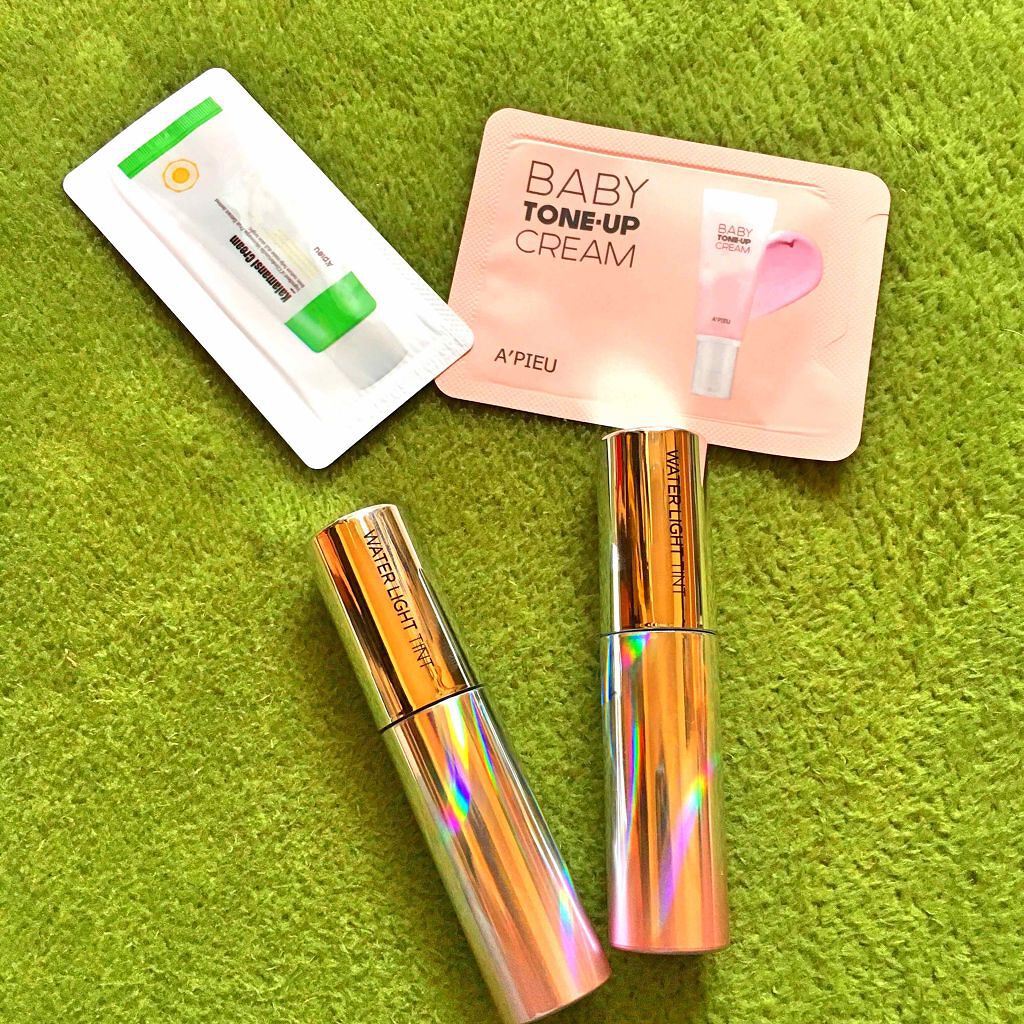 アピュー ウォーターライト ティント/A’pieu/リップティントを使ったクチコミ（1枚目）