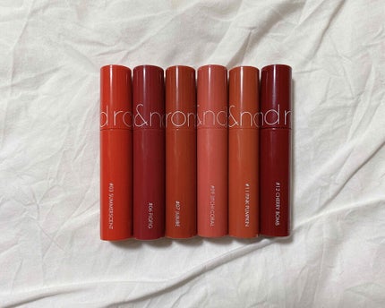 ジューシーラスティングティント/rom&nd/リップティントを使ったクチコミ(1枚目)